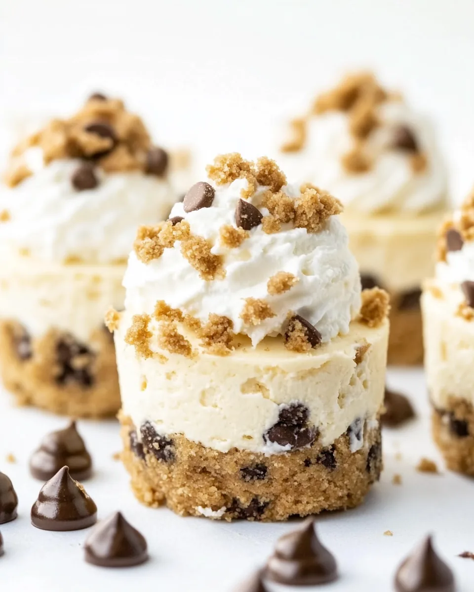 Cookie Dough Cheesecakes