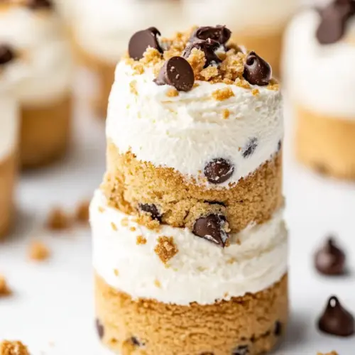 Cookie Dough Cheesecakes
