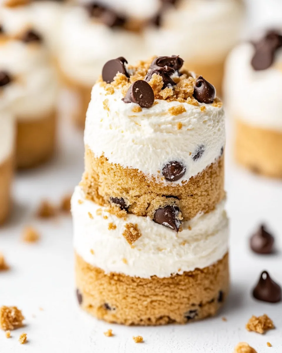 Cookie Dough Cheesecakes