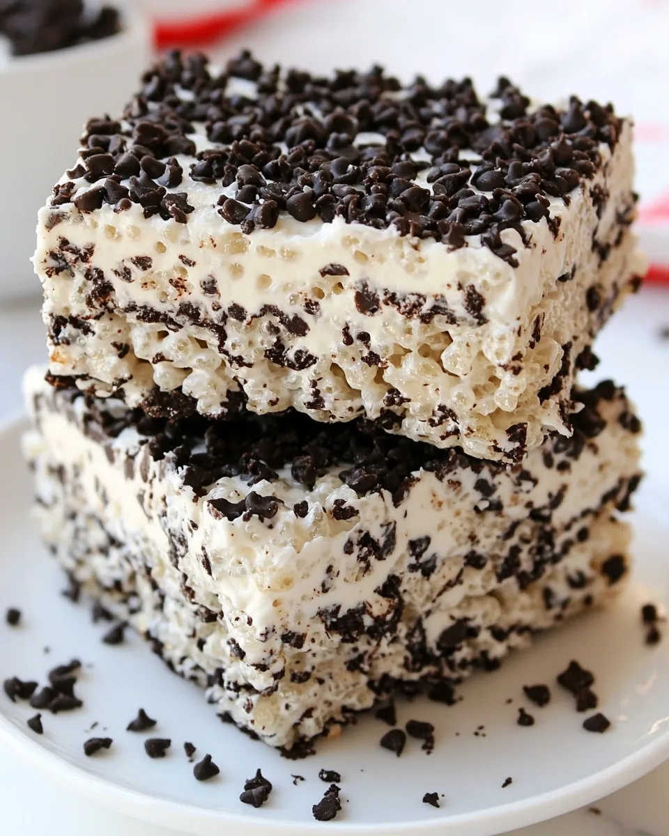 Cookies and Cream Rice Krispie Treats