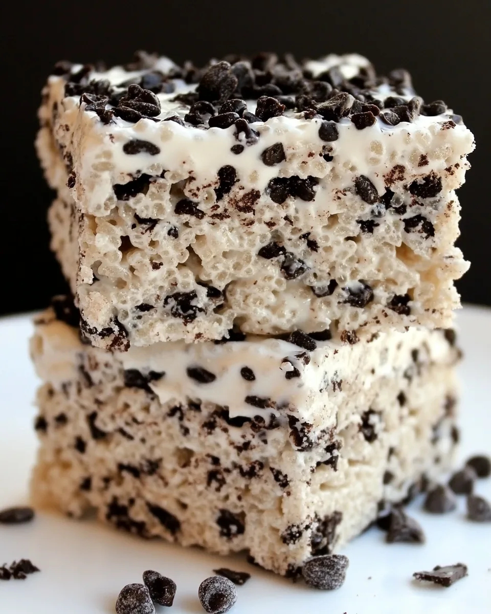 Cookies and Cream Rice Krispie Treats