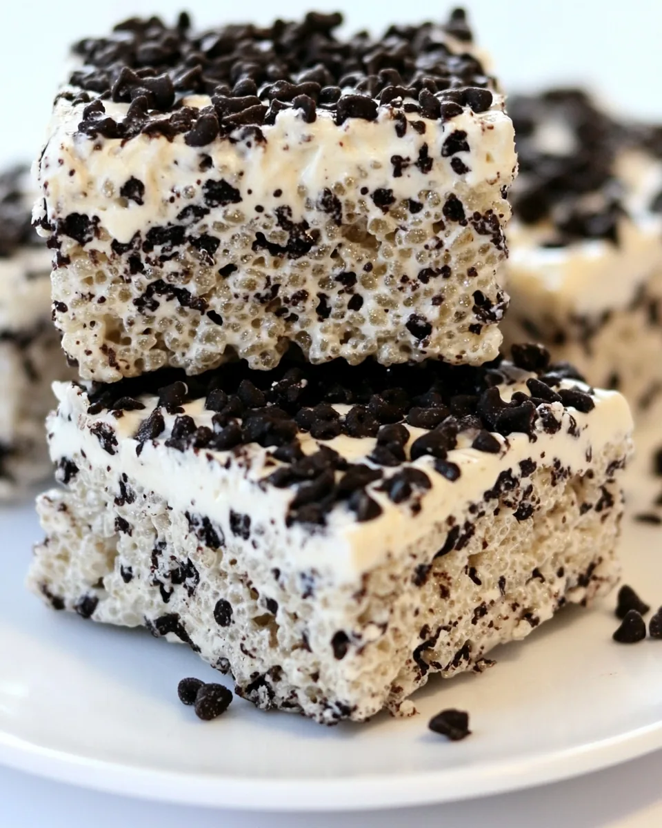 Cookies and Cream Rice Krispie Treats
