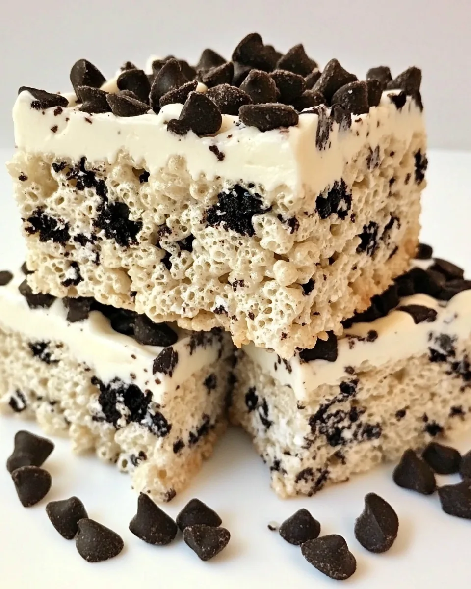 Cookies and Cream Rice Krispie Treats