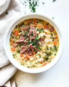 Corned Beef and Cabbage Soup