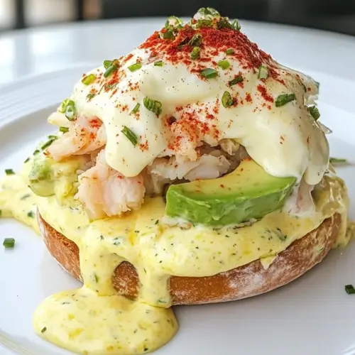 Crab and Avocado Eggs Benedict