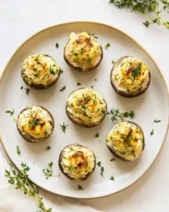 Cream Cheese Stuffed Mushrooms