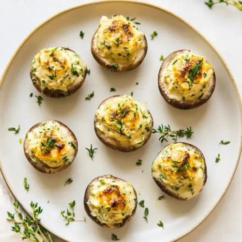Cream Cheese Stuffed Mushrooms