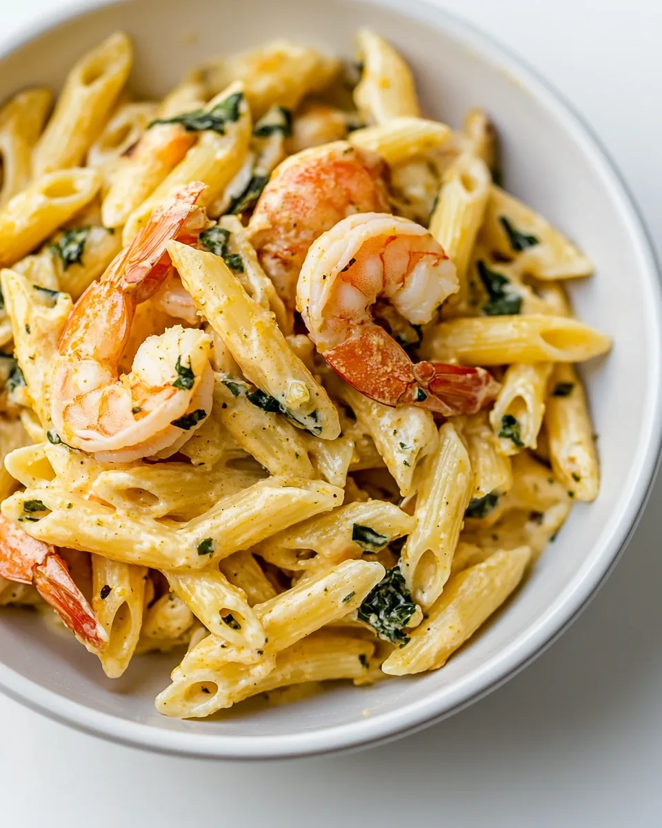 Creamy Cajun Shrimp Pasta