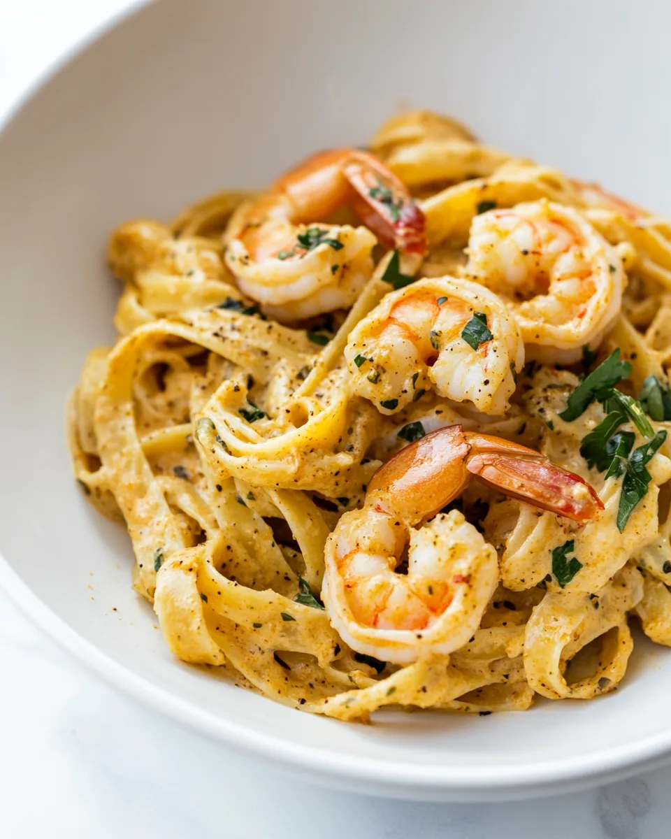 Creamy Cajun Shrimp Pasta