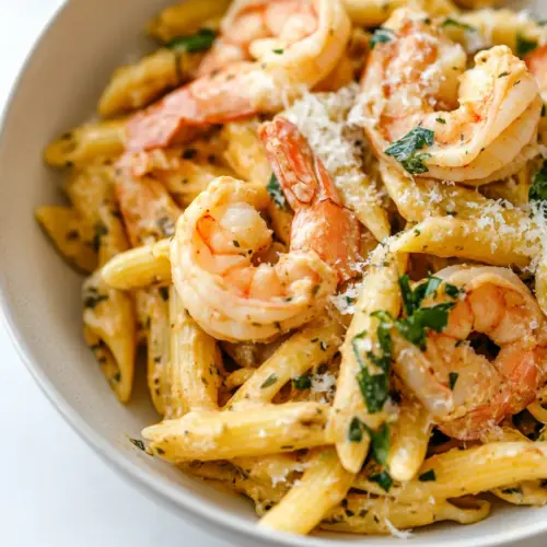 Creamy Cajun Shrimp Pasta