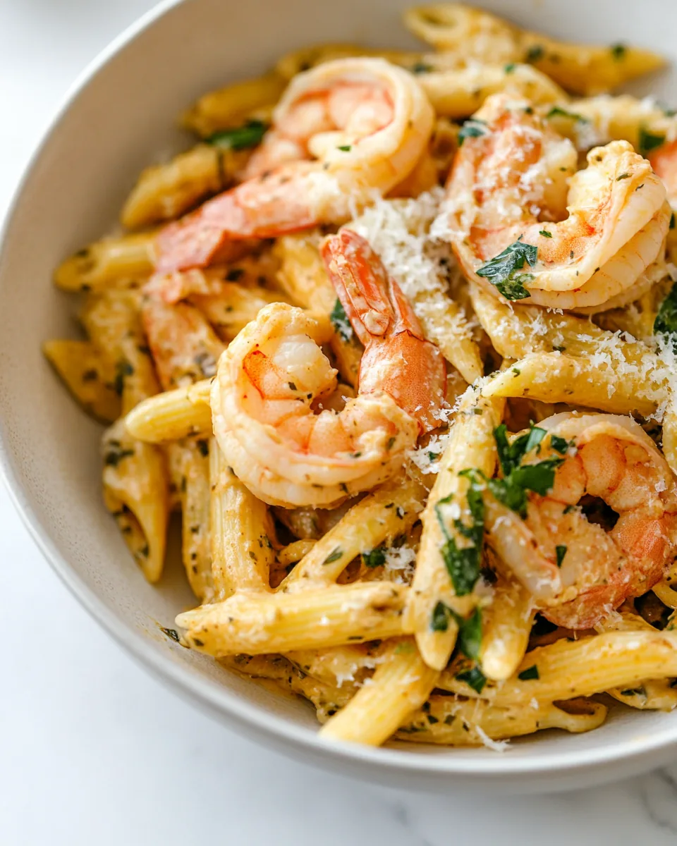 Creamy Cajun Shrimp Pasta