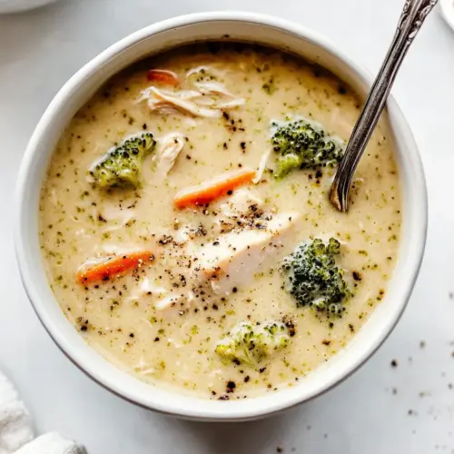 Creamy Chicken and Broccoli Soup