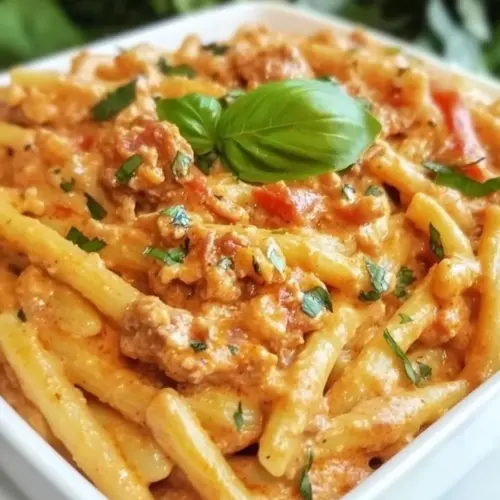 Creamy Chorizo Pasta