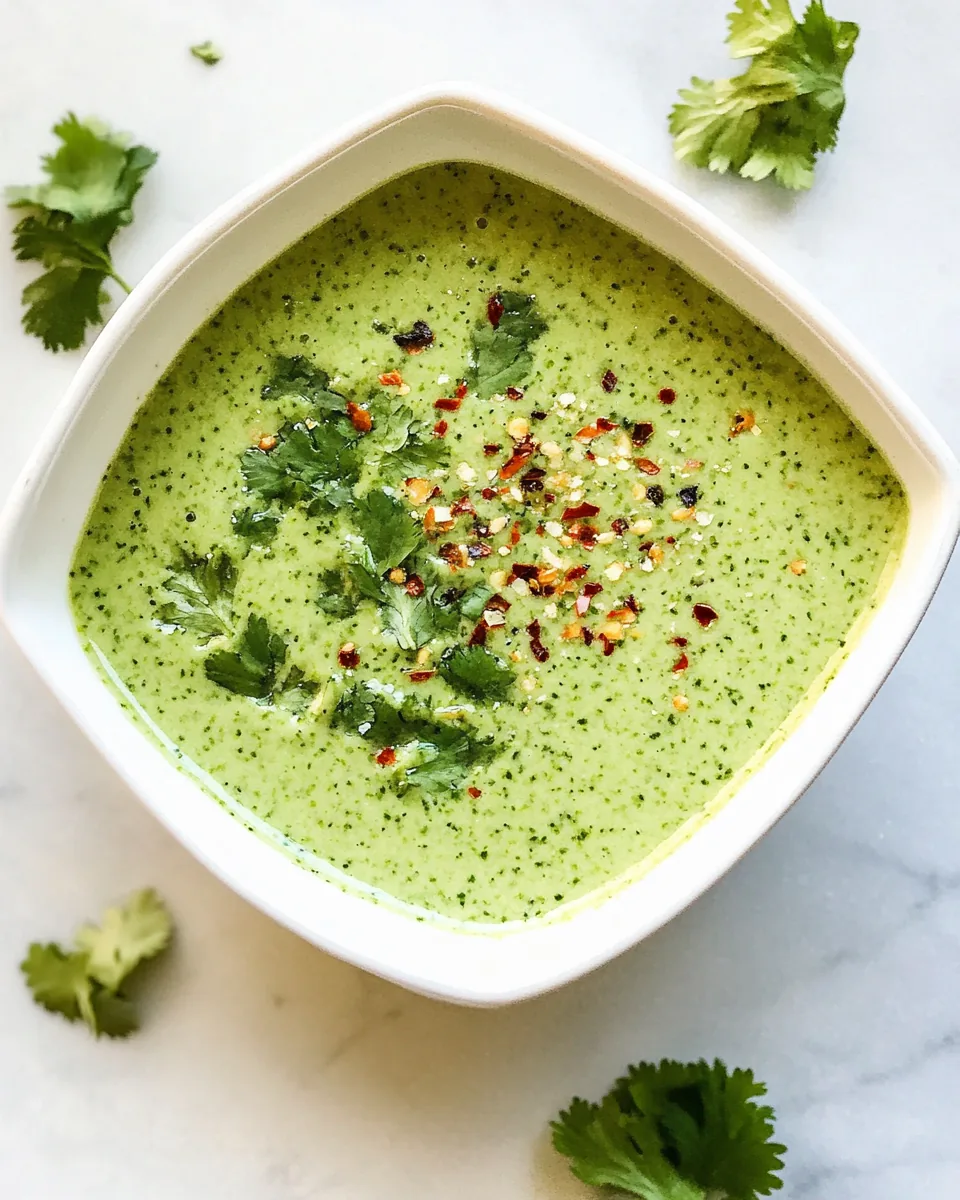 Creamy Cilantro Sauce