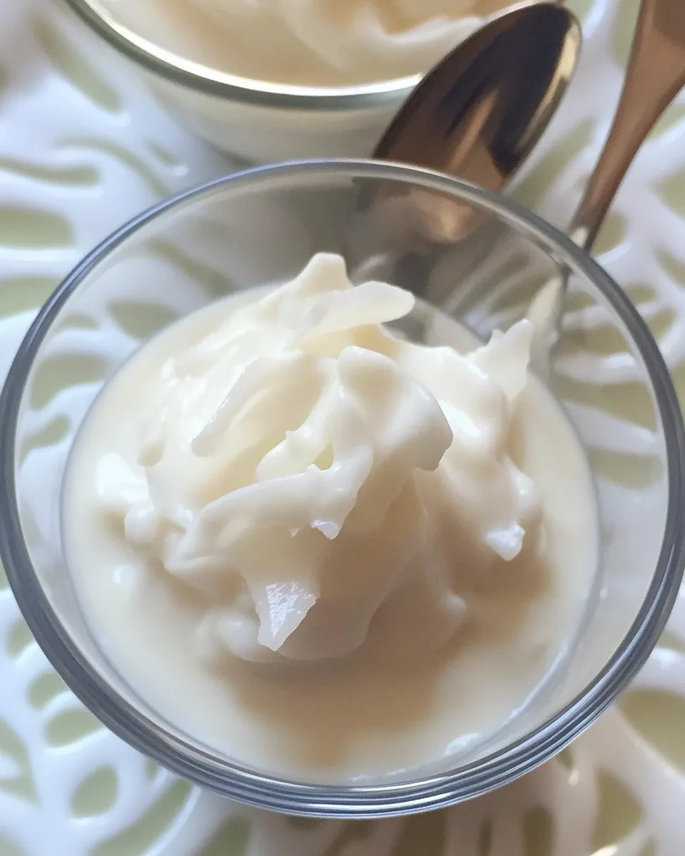 Creamy Coconut Pudding