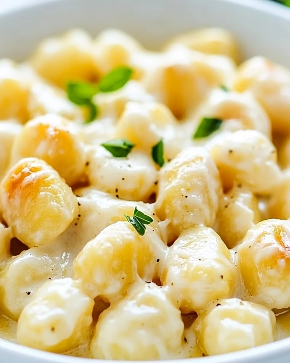 Creamy Garlic Parmesan Gnocchi