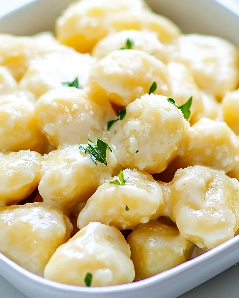Creamy Garlic Parmesan Gnocchi