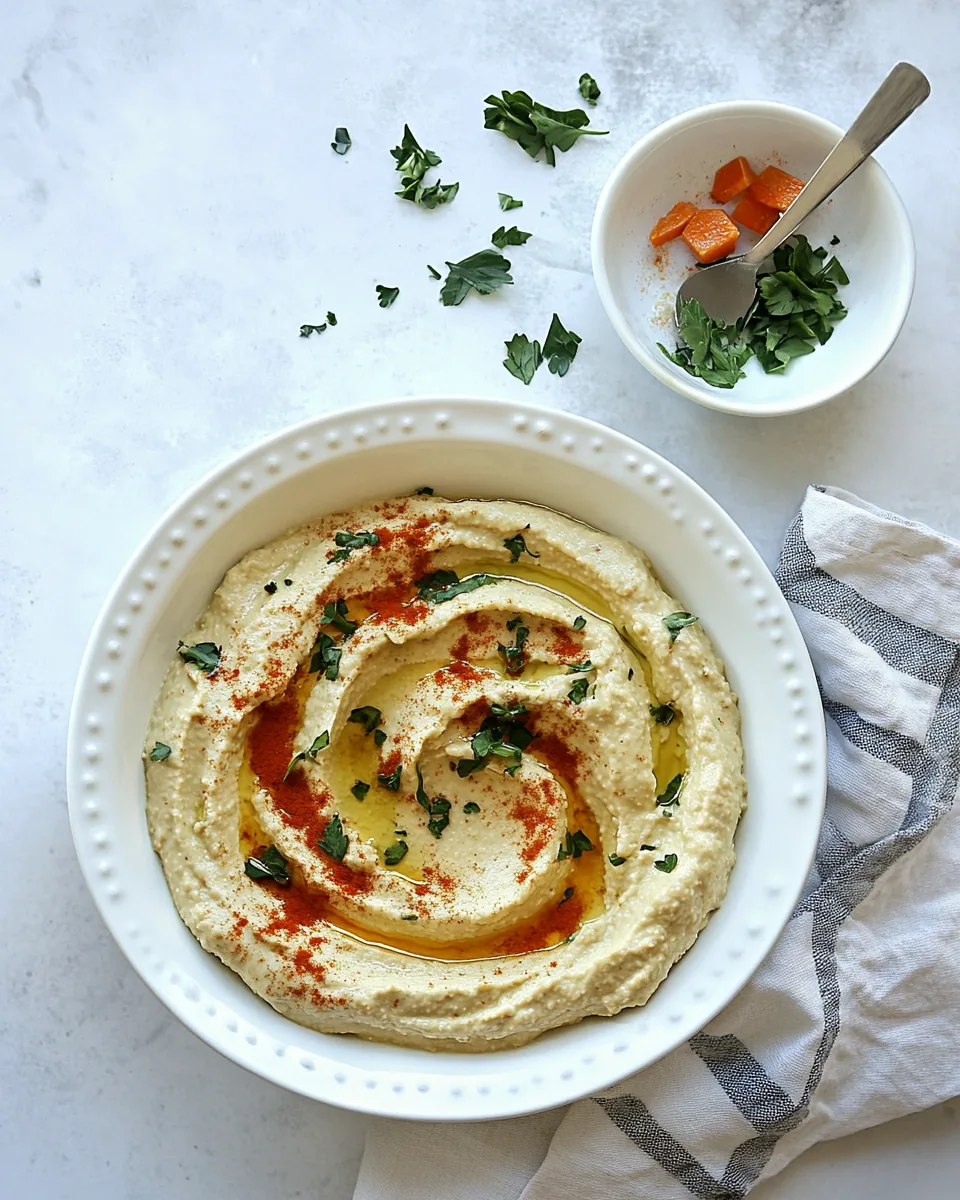 Creamy Oil Free Hummus