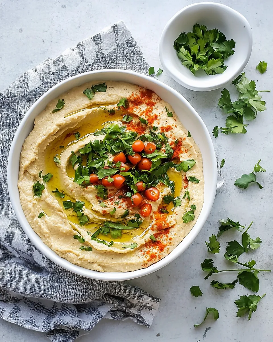 Creamy Oil Free Hummus