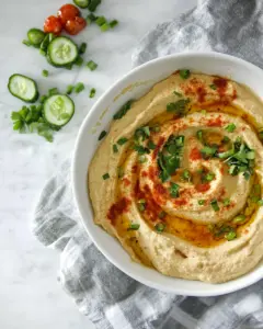 Creamy Oil Free Hummus
