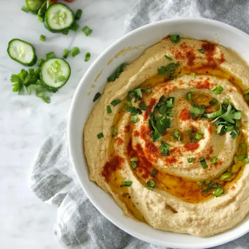 Creamy Oil Free Hummus