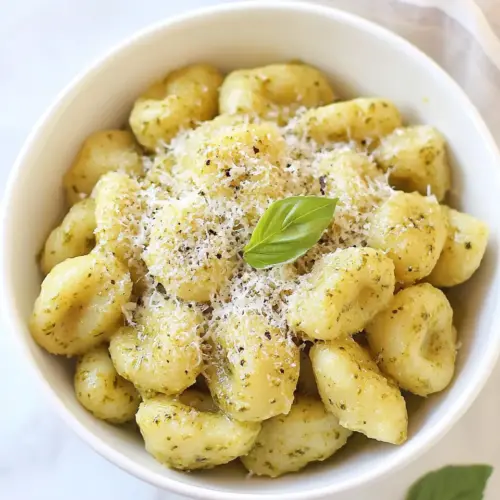 Creamy Pesto Gnocchi