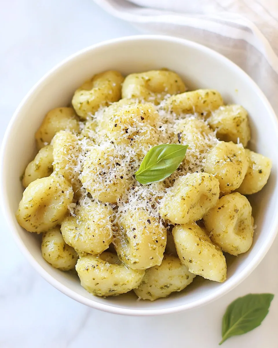 Creamy Pesto Gnocchi