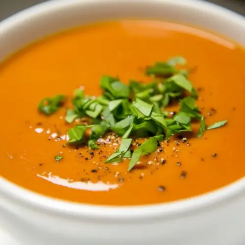Creamy Red Pepper Tomato Soup
