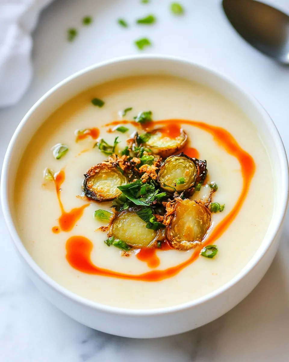 Creamy Roasted Garlic Potato Soup