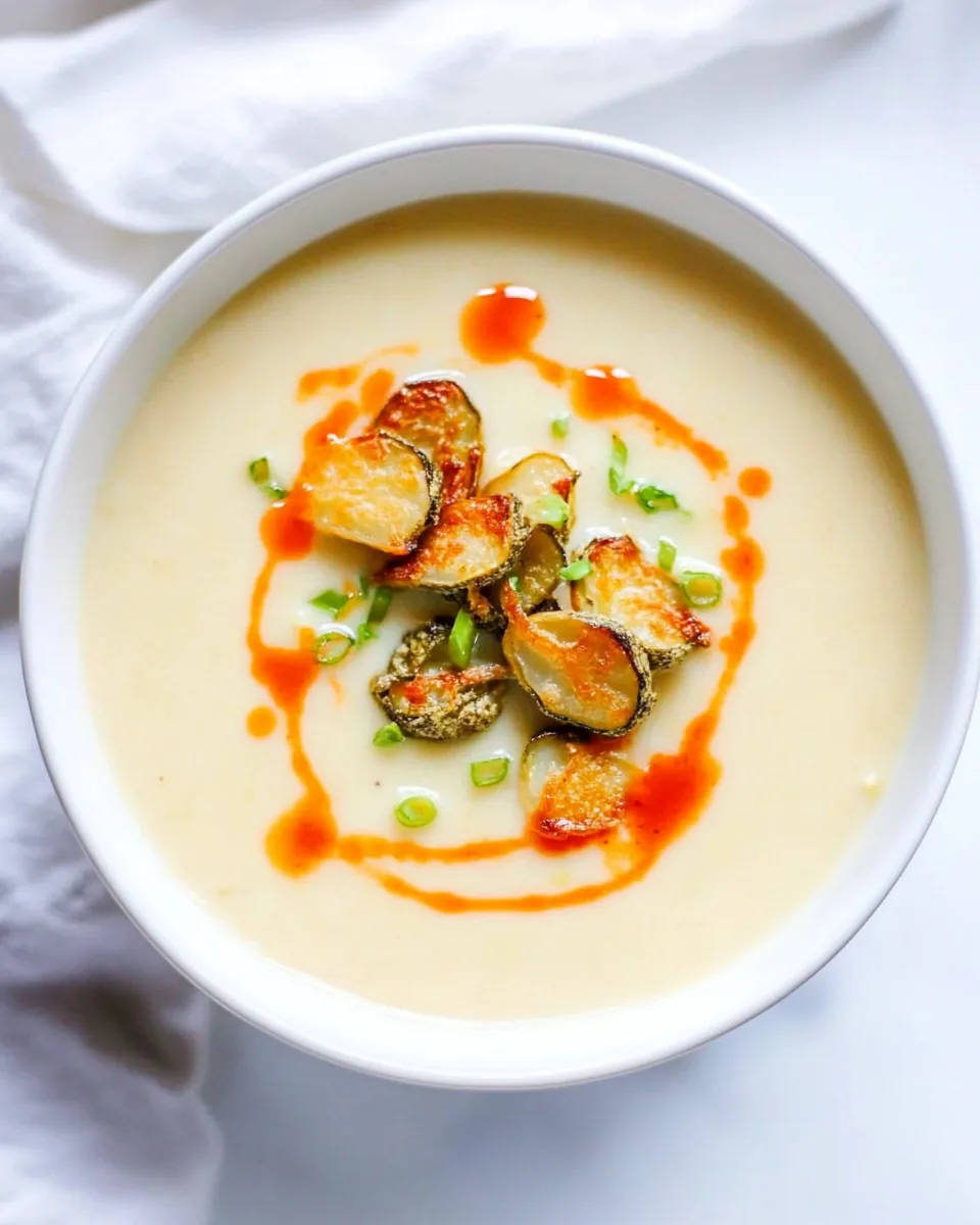Creamy Roasted Garlic Potato Soup