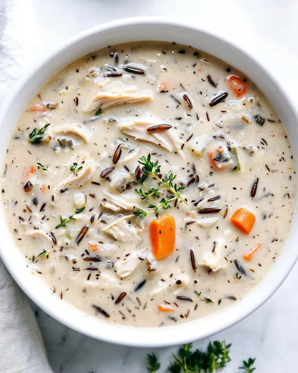 Creamy Turkey Wild Rice Soup