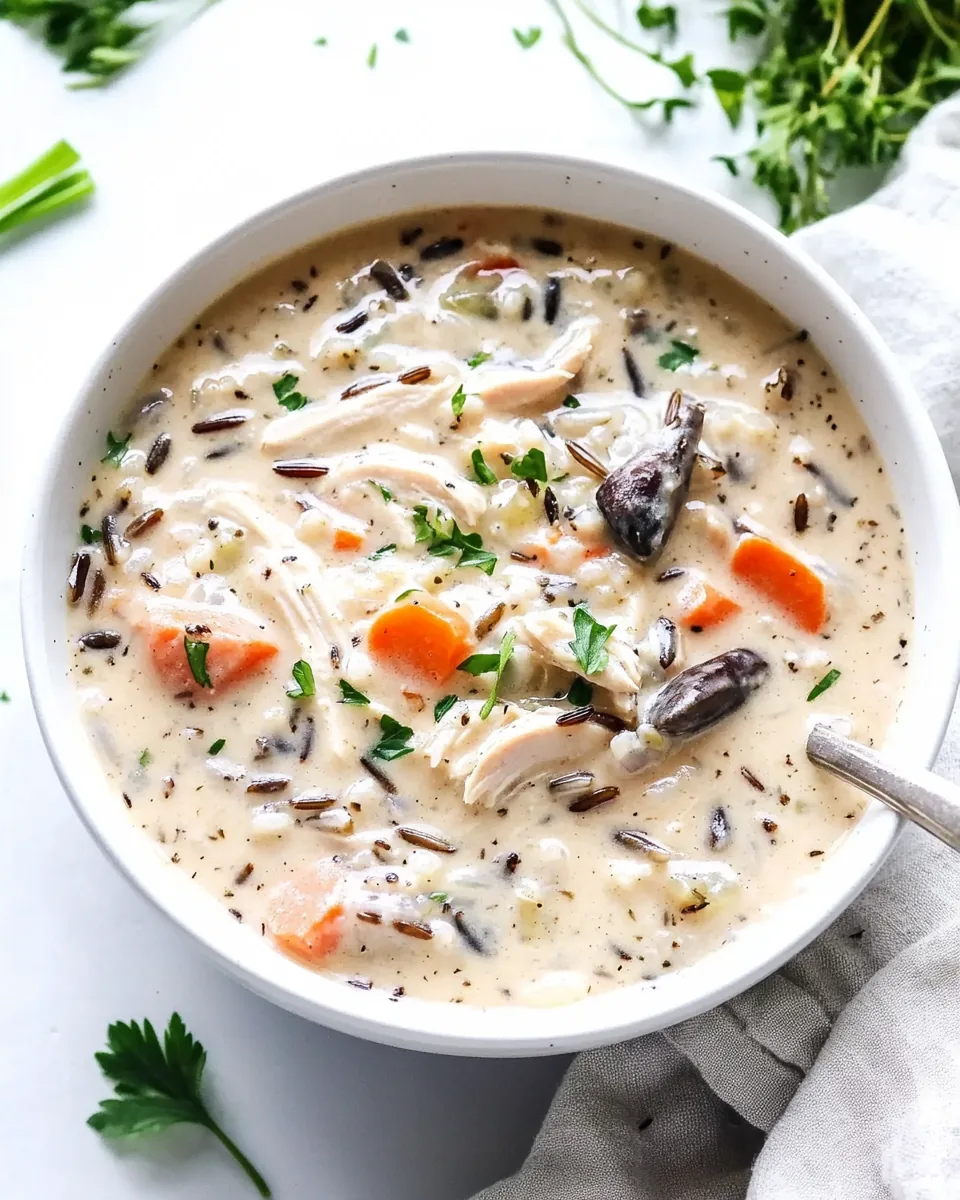 Creamy Turkey Wild Rice Soup
