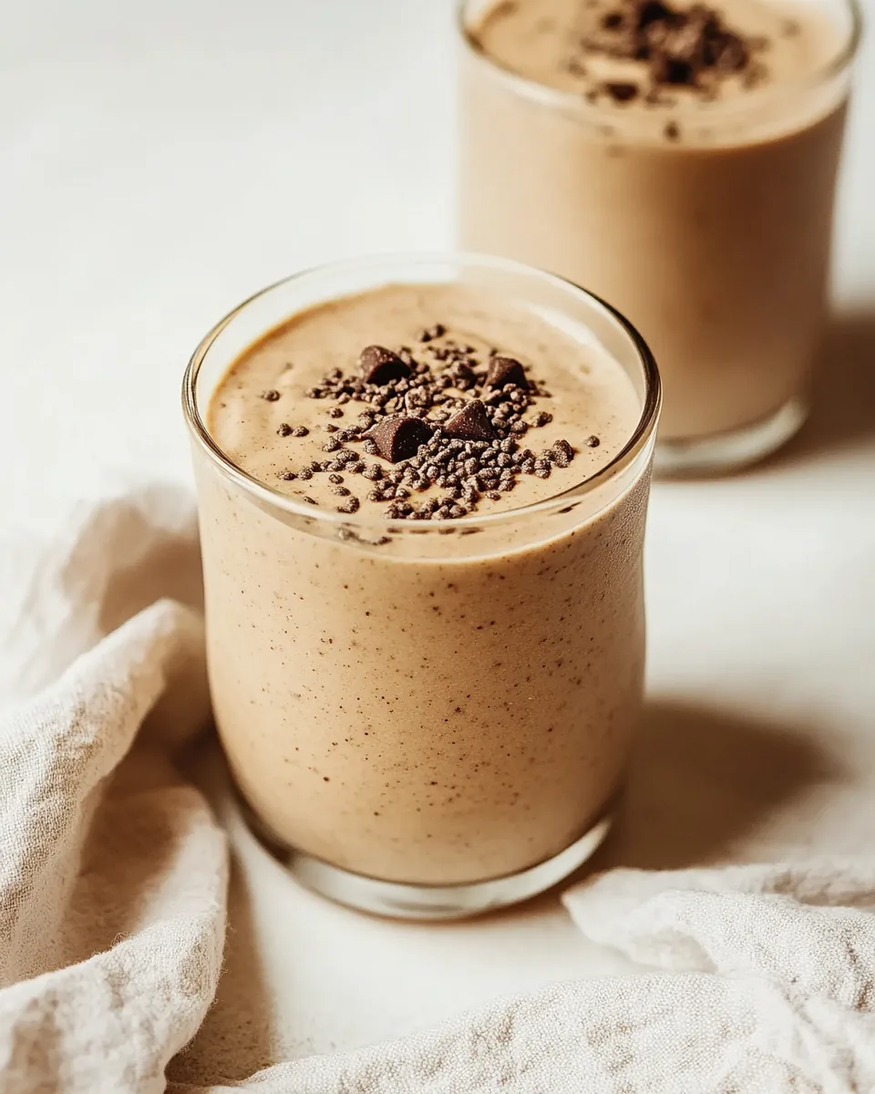 Creamy Vanilla Chip Smoothie