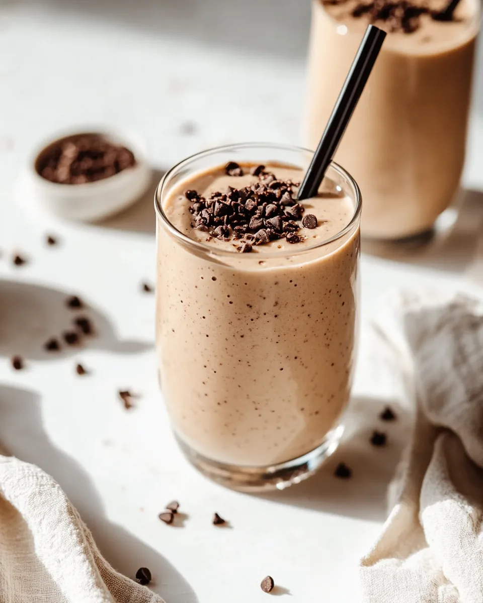 Creamy Vanilla Chip Smoothie