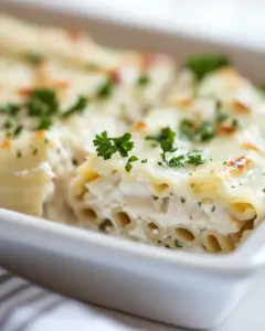 Creamy White Chicken Lasagna Roll Ups
