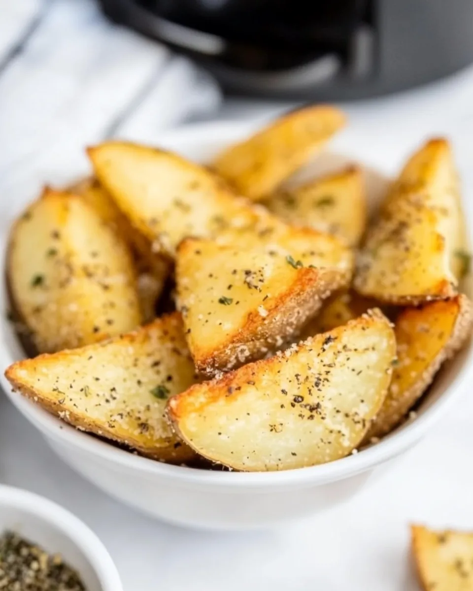 Crispy Air Fryer Potato Wedges
