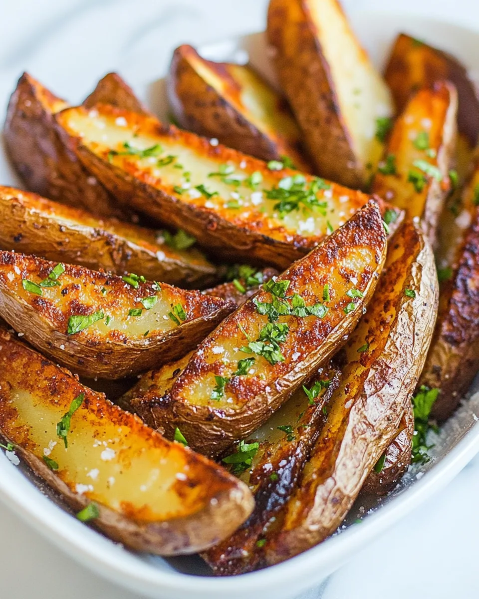 Crispy Baked Potato Wedges
