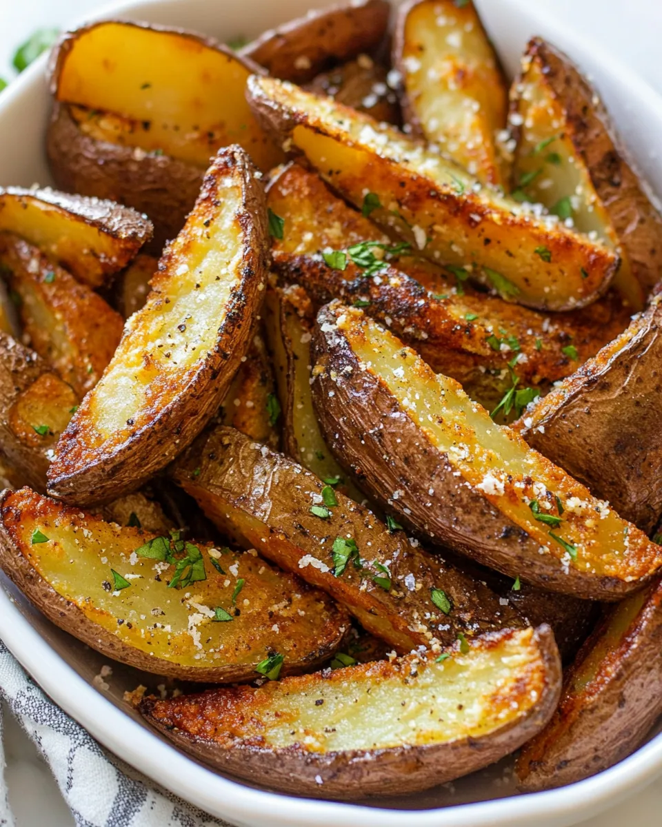 Crispy Baked Potato Wedges