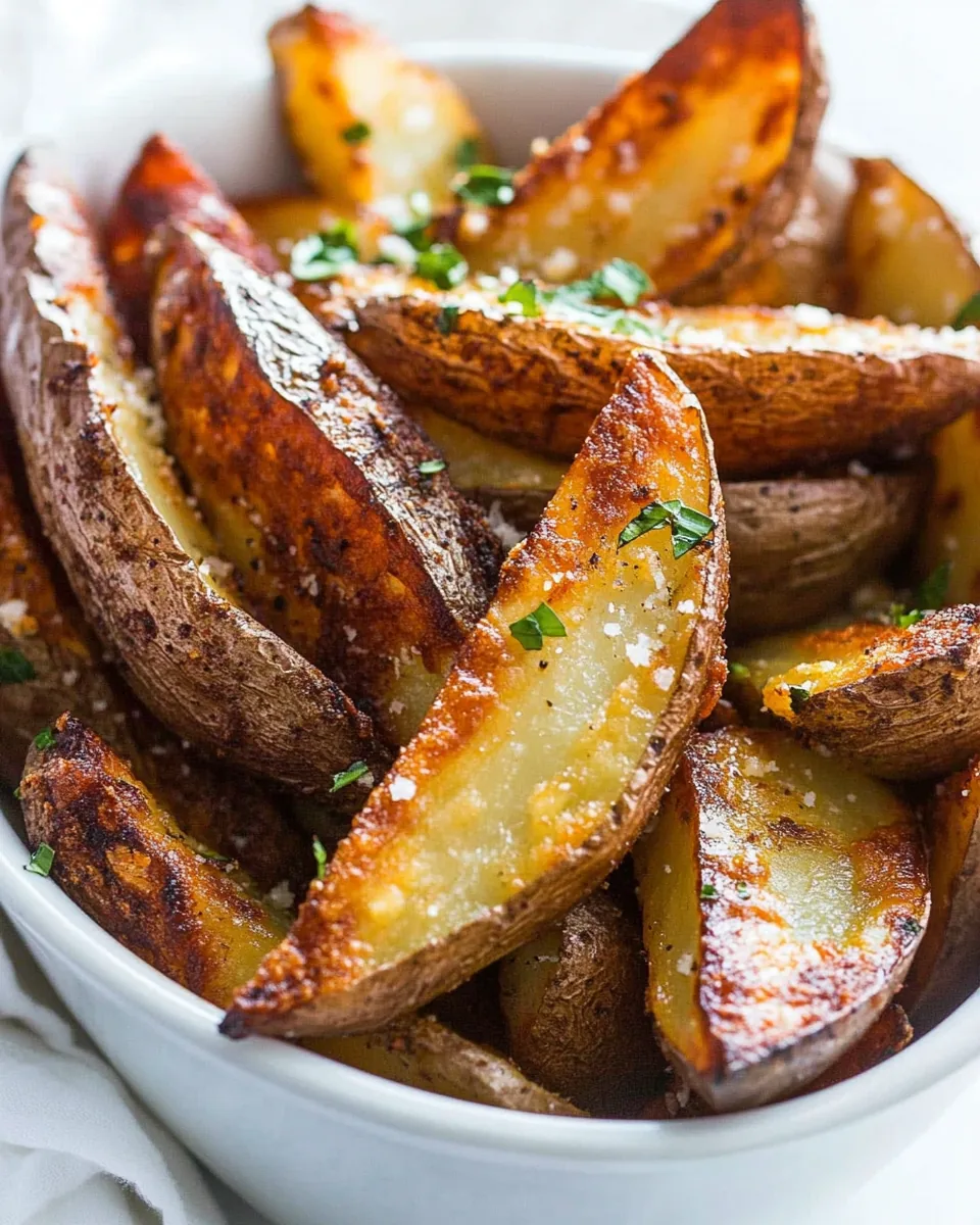 Crispy Baked Potato Wedges