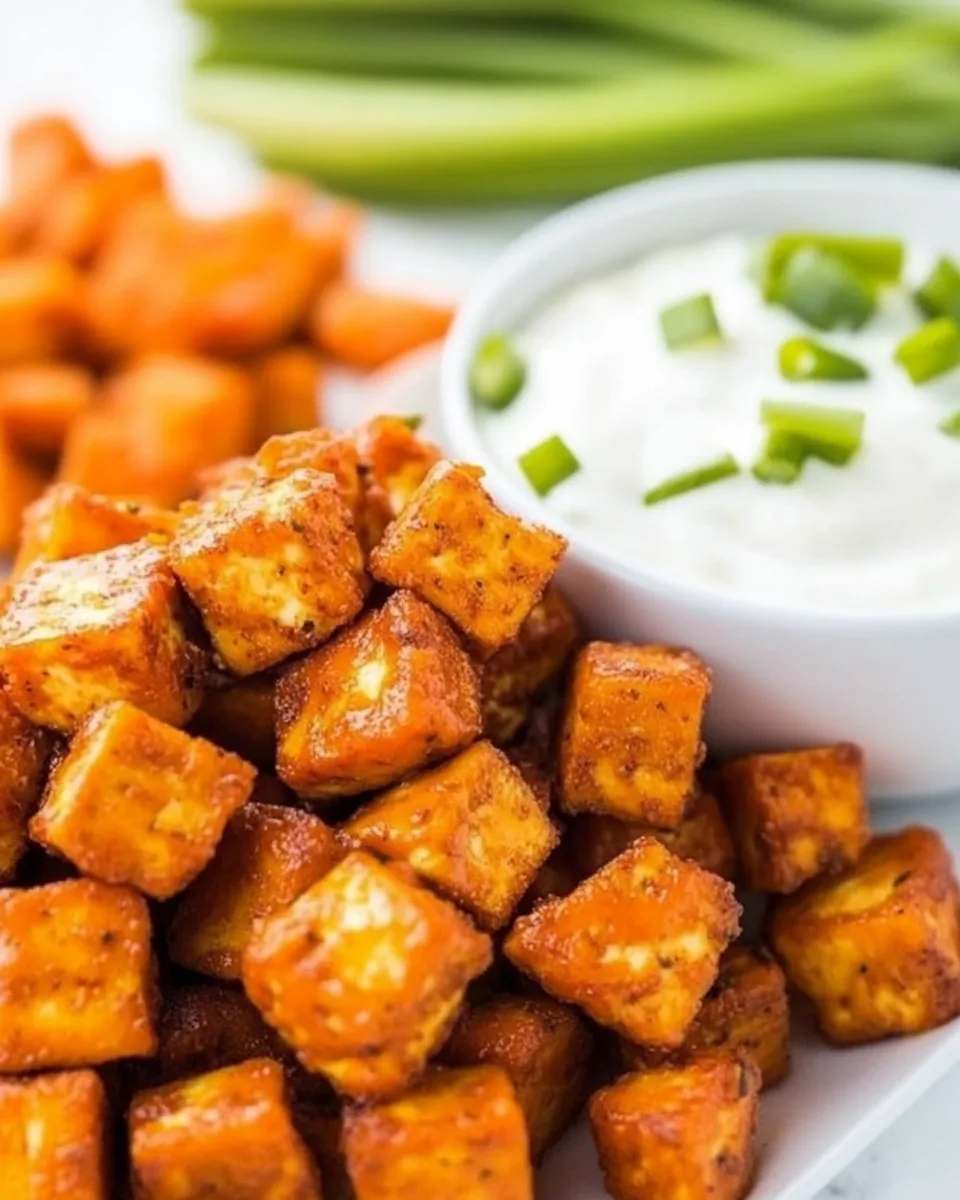 Crispy Buffalo Tofu