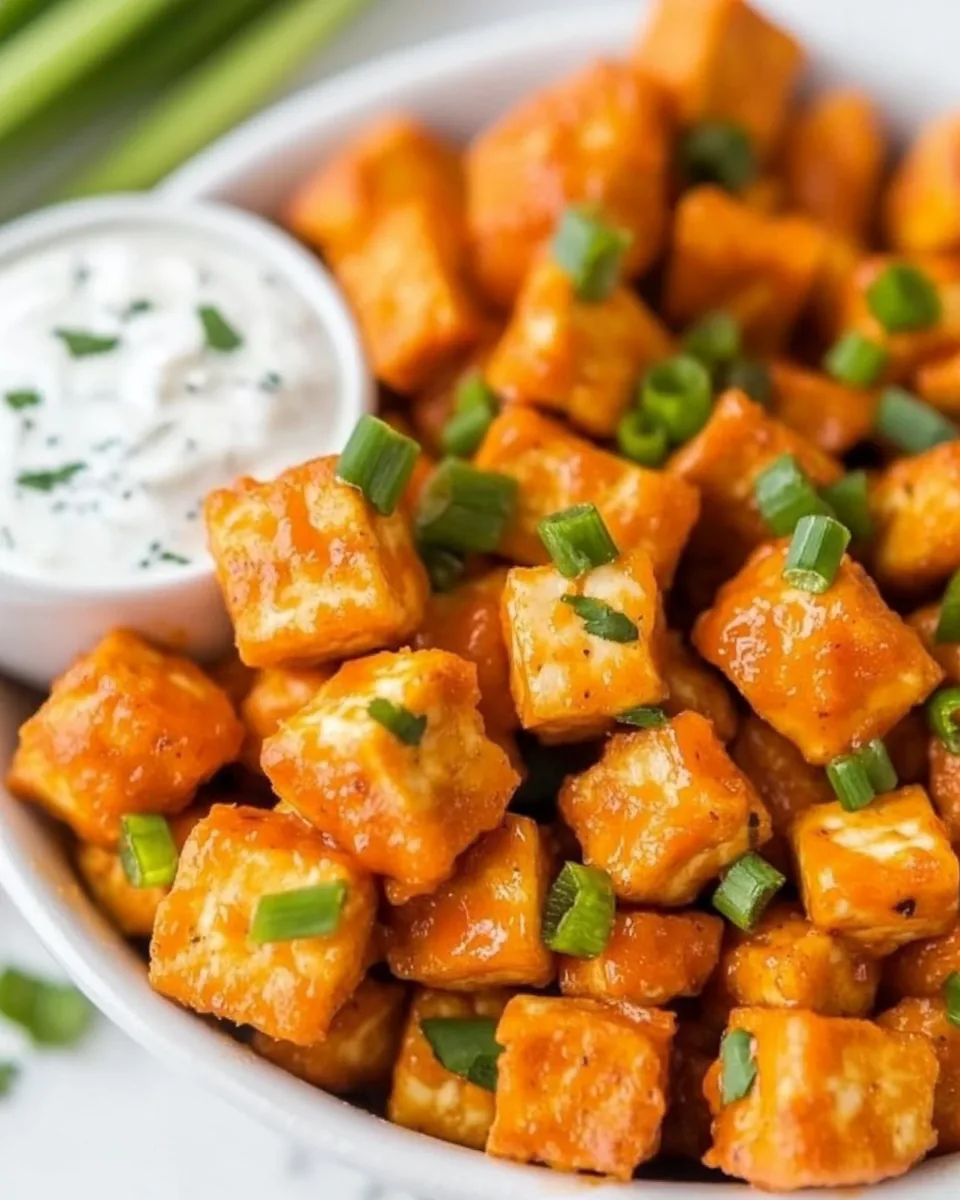Crispy Buffalo Tofu