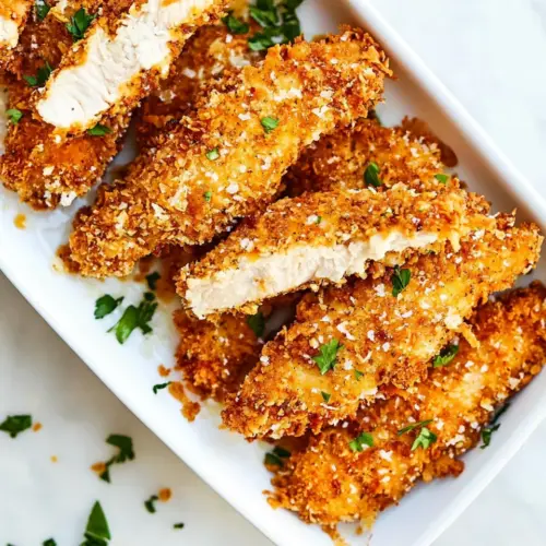 Crispy Parmesan Buttermilk Chicken Tenders