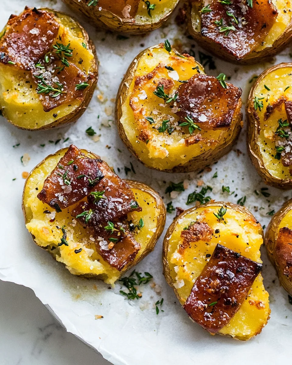 Crispy Smashed Potatoes