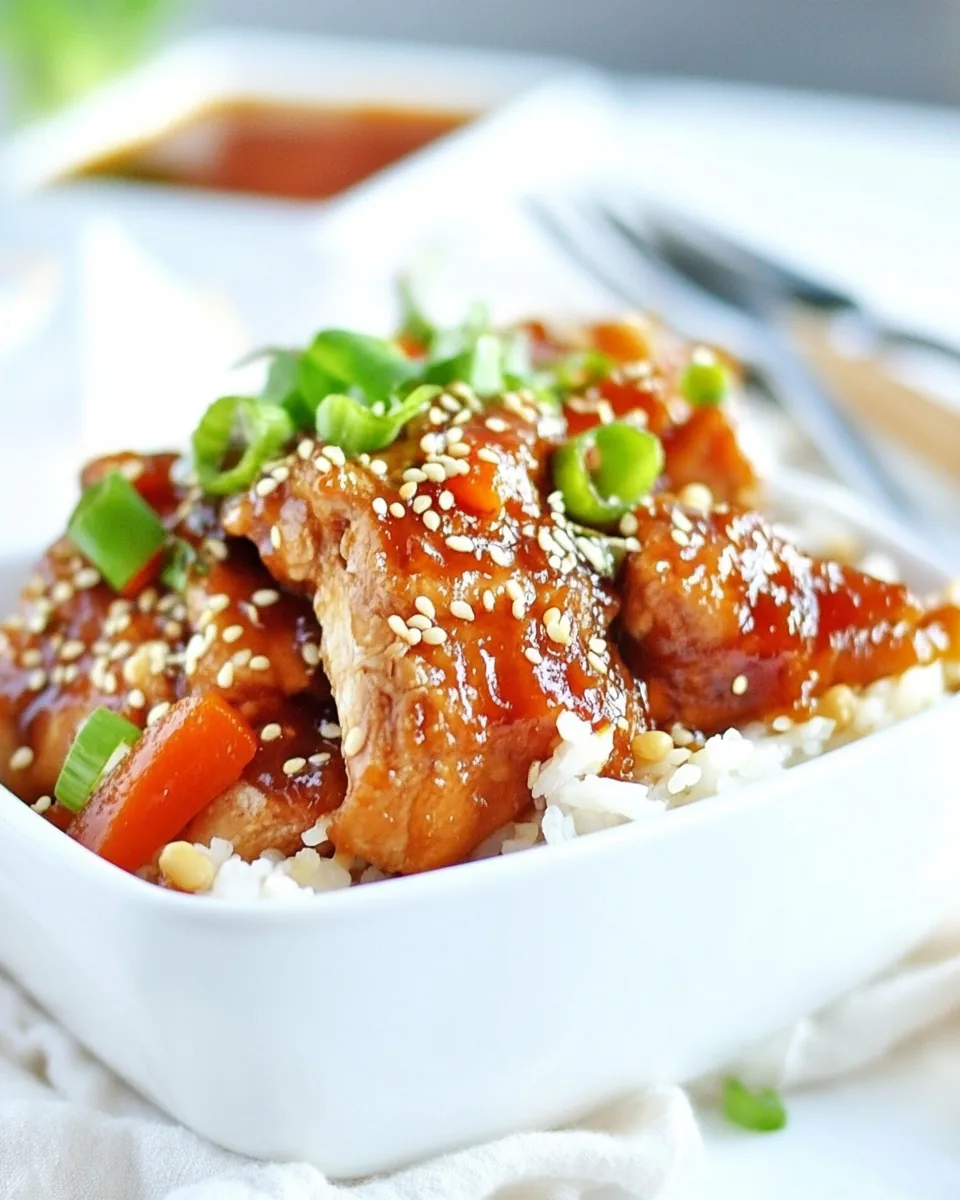 Crock Pot Teriyaki Chicken