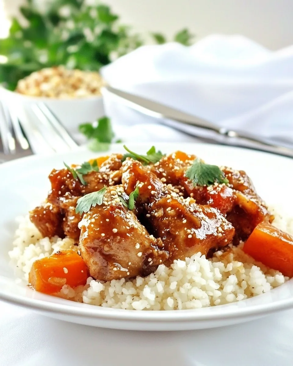 Crock Pot Teriyaki Chicken