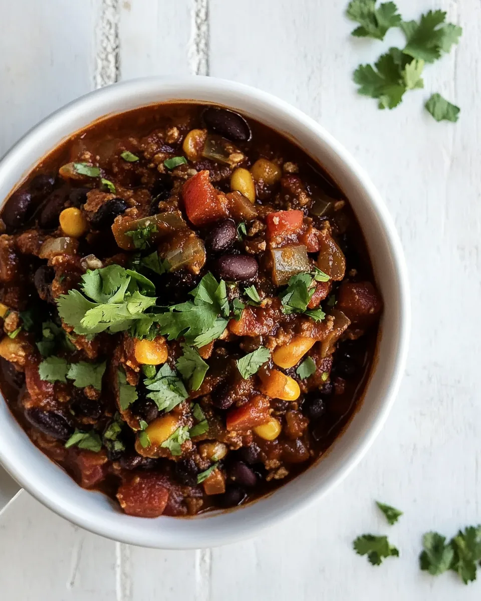 Crock Pot Vegetarian Chili