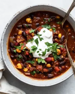Crock Pot Vegetarian Chili
