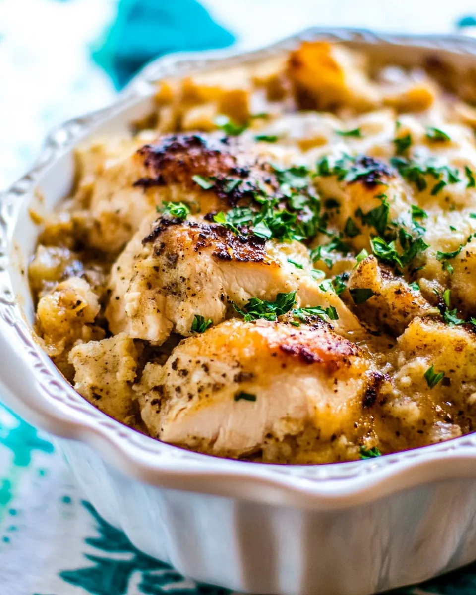 Crockpot Chicken and Stuffing