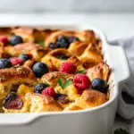 Croissant Breakfast Casserole