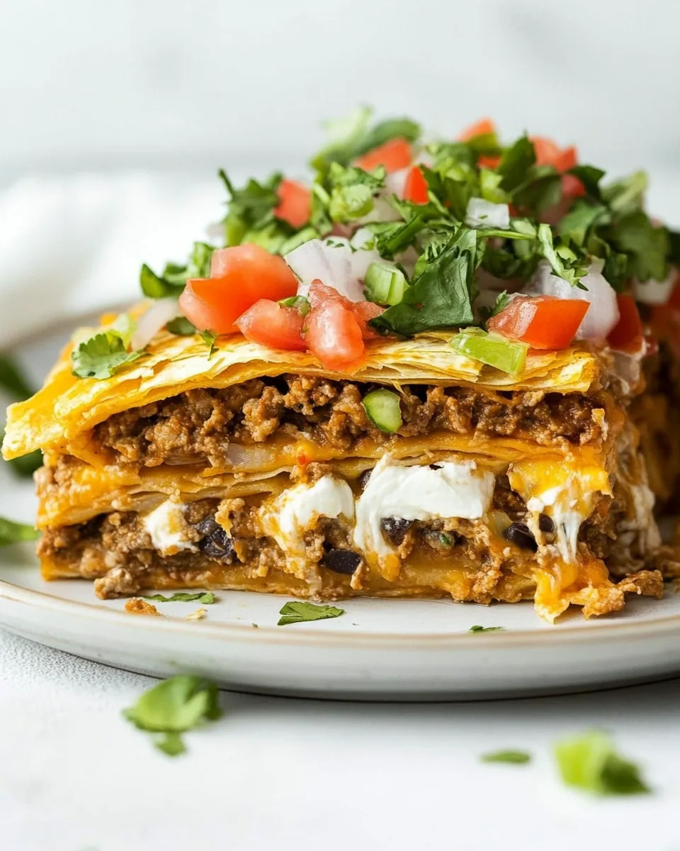 Crunchwrap Casserole